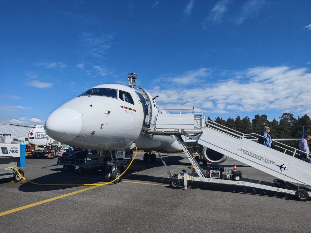 Kurische Nehrung Anreise mit dem Flugzeug - der kleine Flughafen in Palanga ist ideal