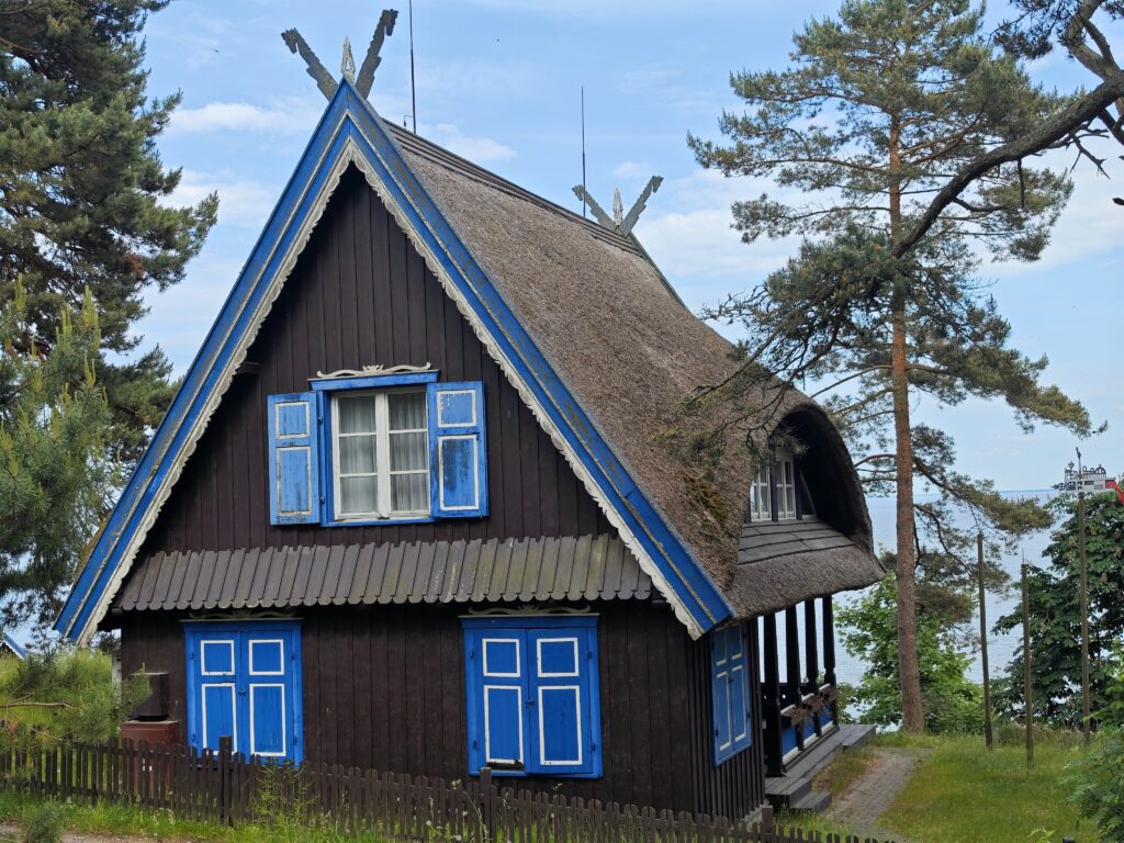 Aussicht in Nida auf das Kurische Haff