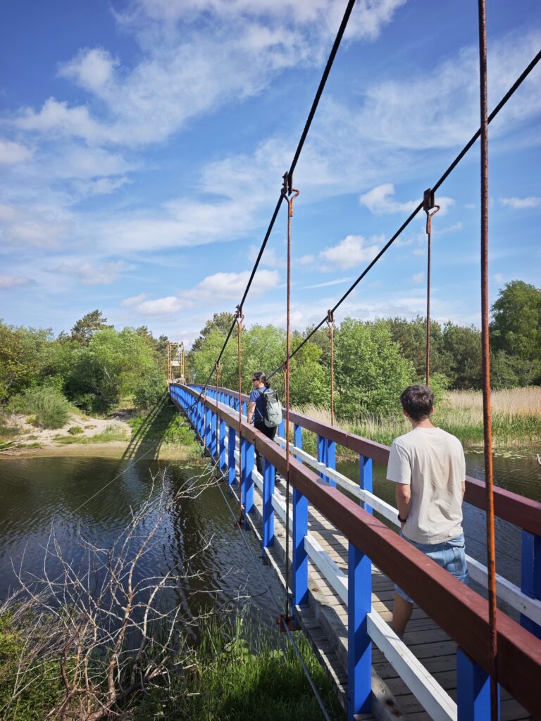 Die Affenbrücke in Šventoji